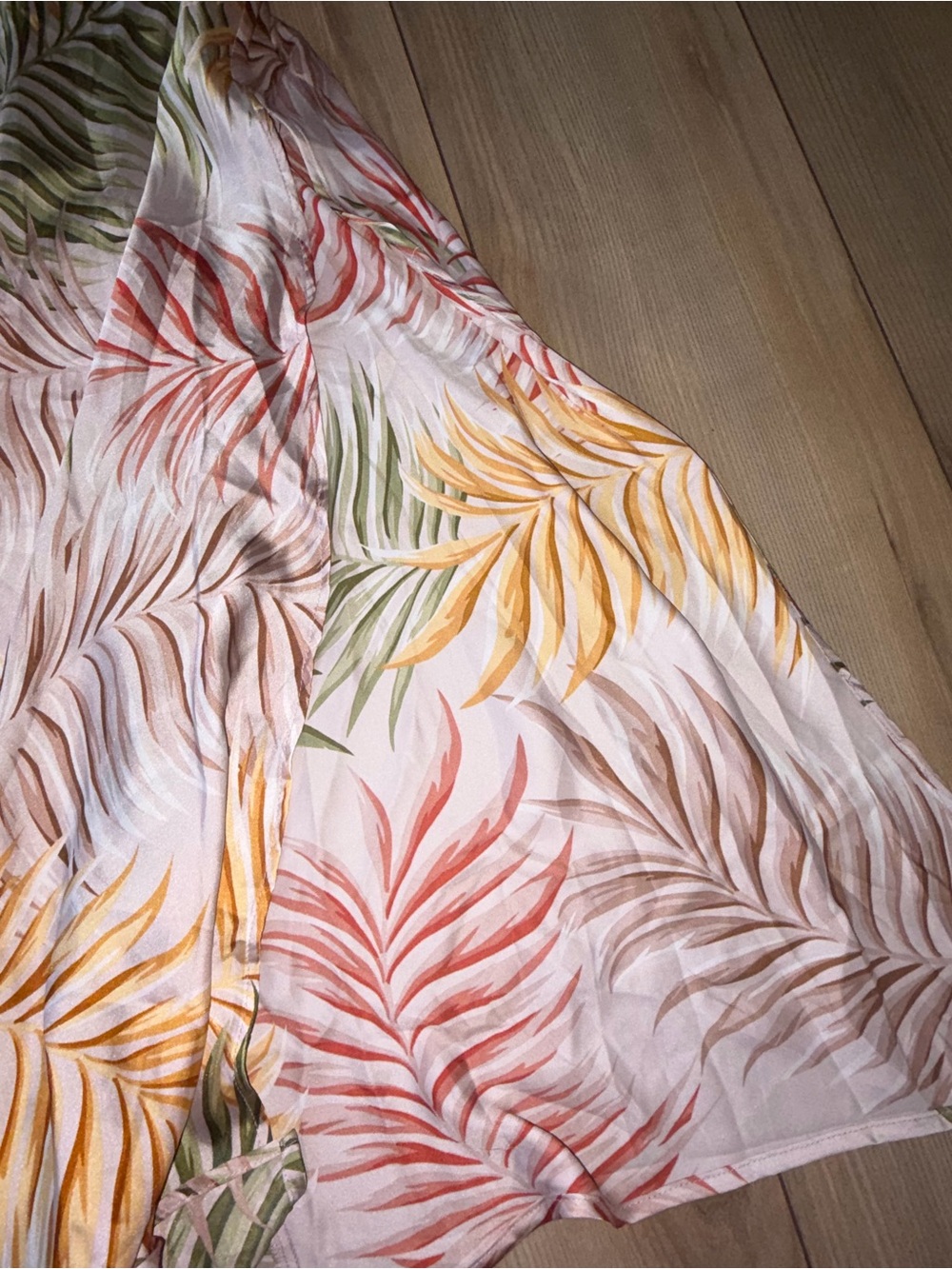 NWT SUMMERHAUS DESERT PALM ONE SHOULDER MAXI Large - Picture 9 of 11